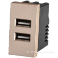 2-Port-USB-Buchse 2.1A 5V (110-240V ~)